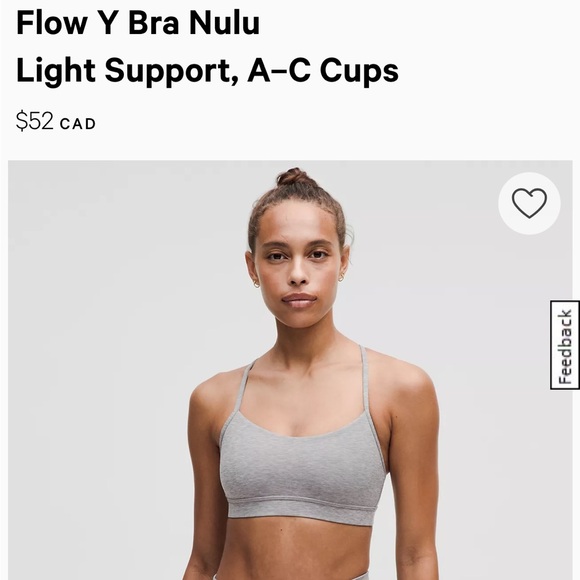 Flow Y nulu
Lululemon Bra
Brand new without tag - Picture 2 of 2